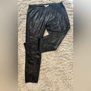 Energie Black Snake Print Pants